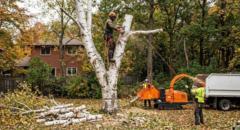 Birch Tree Removal in Doylestown, PA