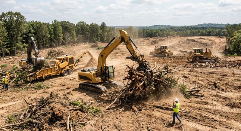 Commercial Lot Clearing in Houston, TX