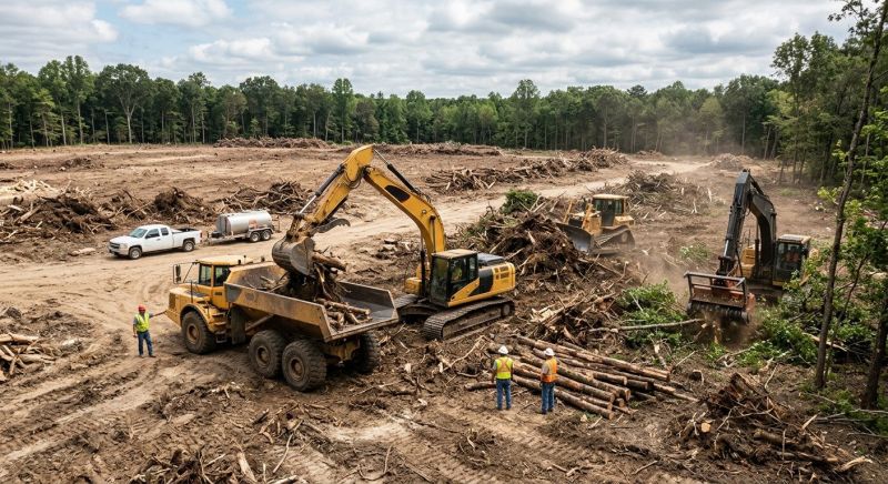Commercial Site Clearing in Houston, TX