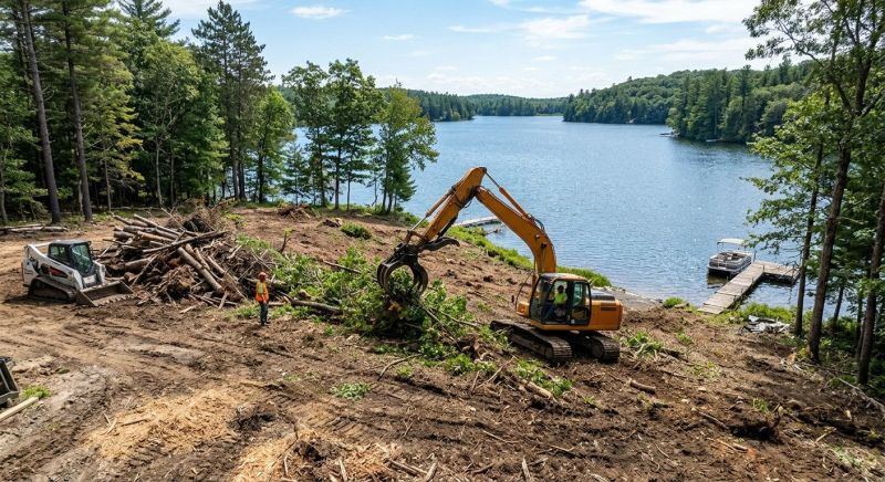 Lakefront Property Clearing in Atlanta, GA